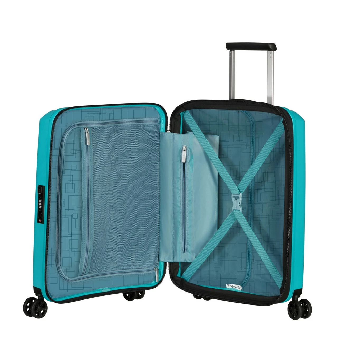 American Tourister Aerostep Expandable Cabin Suitcase - 55cm 6 American Tourister Aerostep Expandable Cabin Suitcase - 55cm - Image 4