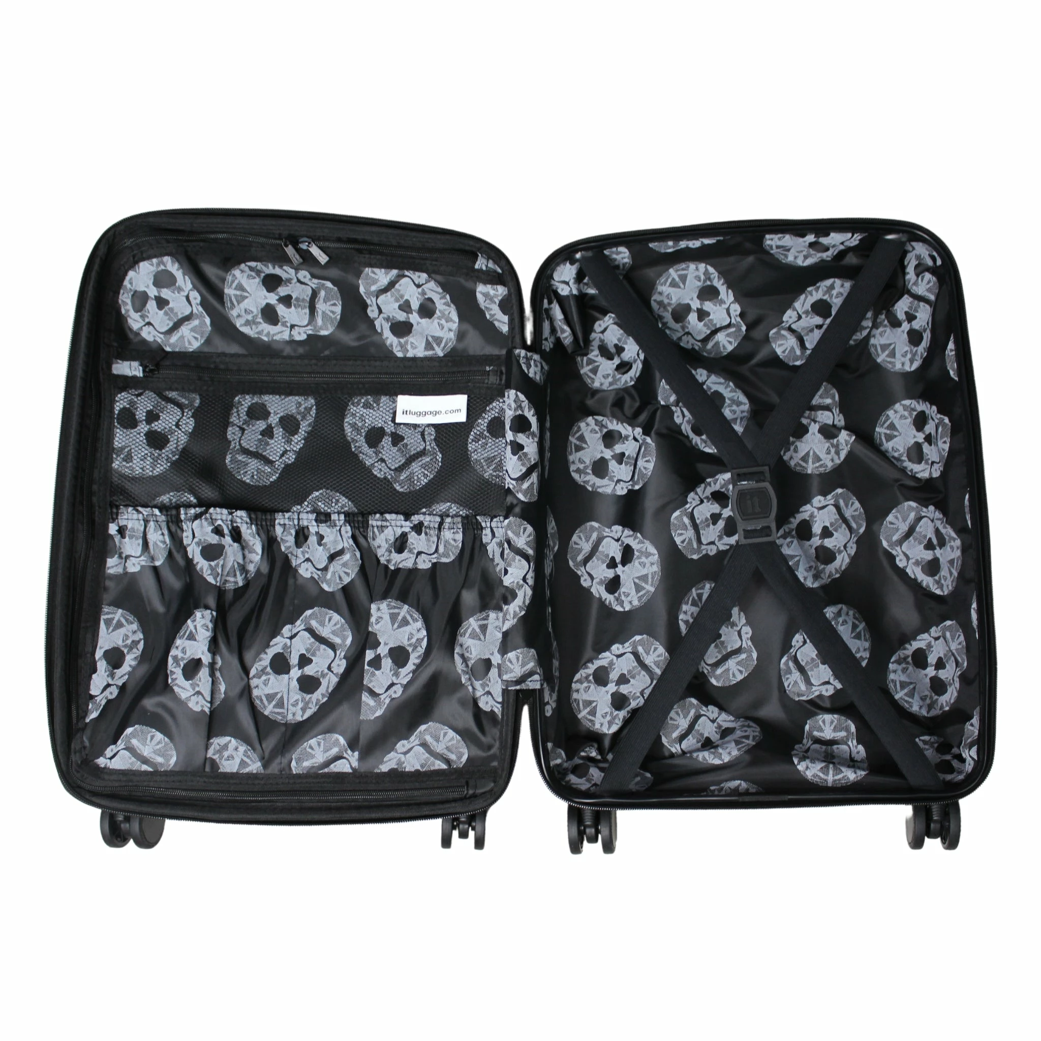 IT Luggage Candy Calavera - Cabin (Black Marble) 6 IT Luggage Candy Calavera - Cabin (Black Marble) - Image 4