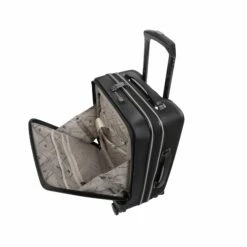 Rapidity - Cabin (Black) -Suitcase Sales 2024 32798 UK16 2911 08BlackSSFrontpanel18.5in 1 cabin 50099b04 8098 4b5a befc 6a0685f9199b