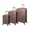 IT Luggage Helixian - 3pc Set (Metallic Rose Gold) -Suitcase Sales 2024 32898 UK16 2842 08MetallicrosegoldS397SSFrontpanel