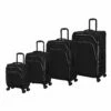 IT Luggage Trinary - 4pc Set (Black) 1 IT Luggage Trinary - 4pc Set (Black) -Suitcase Sales 2024 32909 UK12 2875 08BlackSSFrontpanel