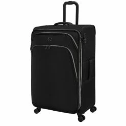 IT Luggage Trinary - 4pc Set (Black) -Suitcase Sales 2024 32909 UK12 2875 08BlackSSFrontpanel29in