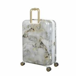 IT Luggage Sheen - 4pc Set (Gold Greyscale Marble) -Suitcase Sales 2024 32980 UK16 2269B08GoldgreyscalemarbleSSBackpanel25in