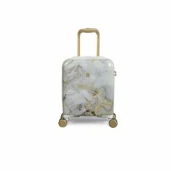 IT Luggage Sheen - 4pc Set (Gold Greyscale Marble) -Suitcase Sales 2024 32980 UK16 2269B08GoldgreyscalemarbleSSFrontpaneldirect14.7in