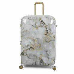 IT Luggage Sheen - 4pc Set (Gold Greyscale Marble) -Suitcase Sales 2024 32980 UK16 2269B08GoldgreyscalemarbleSSFrontpaneldirect29in
