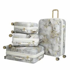 IT Luggage Sheen - Cabin (Gold Greyscale Marble) -Suitcase Sales 2024 32980 UK16 2269B08GoldgreyscalemarbleSSFrontpanelset1 717f606b 1ba5 4d46 8dfc 025943f5a931