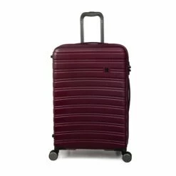 IT Luggage Fusional - 4pc Set (Dark Red) -Suitcase Sales 2024 32987A UK16 2920 08DarkredsS055SSFrontpaneldirectly25in
