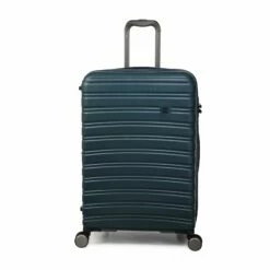 IT Luggage Fusional - 4pc Set (Mediterranean Green) -Suitcase Sales 2024 32987A UK16 2920 08MediterraneagreenS730SSFrontpaneldirectly25in