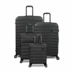 IT Luggage Fusional - 4pc Set (Warm Charcoal)