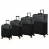 Duo-Tone - 4pc Set (Pewter & Black) -Suitcase Sales 2024 33080 UK12 1519B08Pewter BlackSSFrontpanel