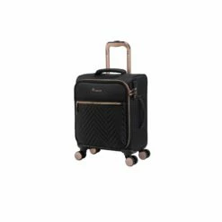 IT Luggage Bewitching - Underseat (Black) -Suitcase Sales 2024 33095 UK12 2686 08BlackSSFrontpanel15in