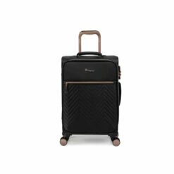 IT Luggage Bewitching - 5pc Set (Black) -Suitcase Sales 2024 33095 UK12 2686 08BlackSSFrontpaneldircetly19.4in