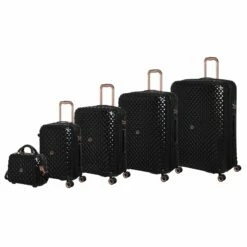 IT Luggage Glitzy - 5pc Set (Black)