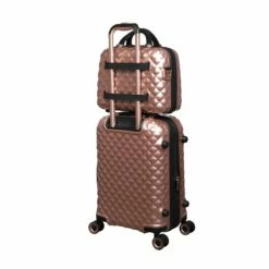 IT Luggage Glitzy - 5pc Set (Metallic Rose Gold) -Suitcase Sales 2024 33109 UK16 2888A08 16 2888A15MetallicrosegoldSSBackpanel 9d444647 82eb 4a3c 91de 5053614f1985
