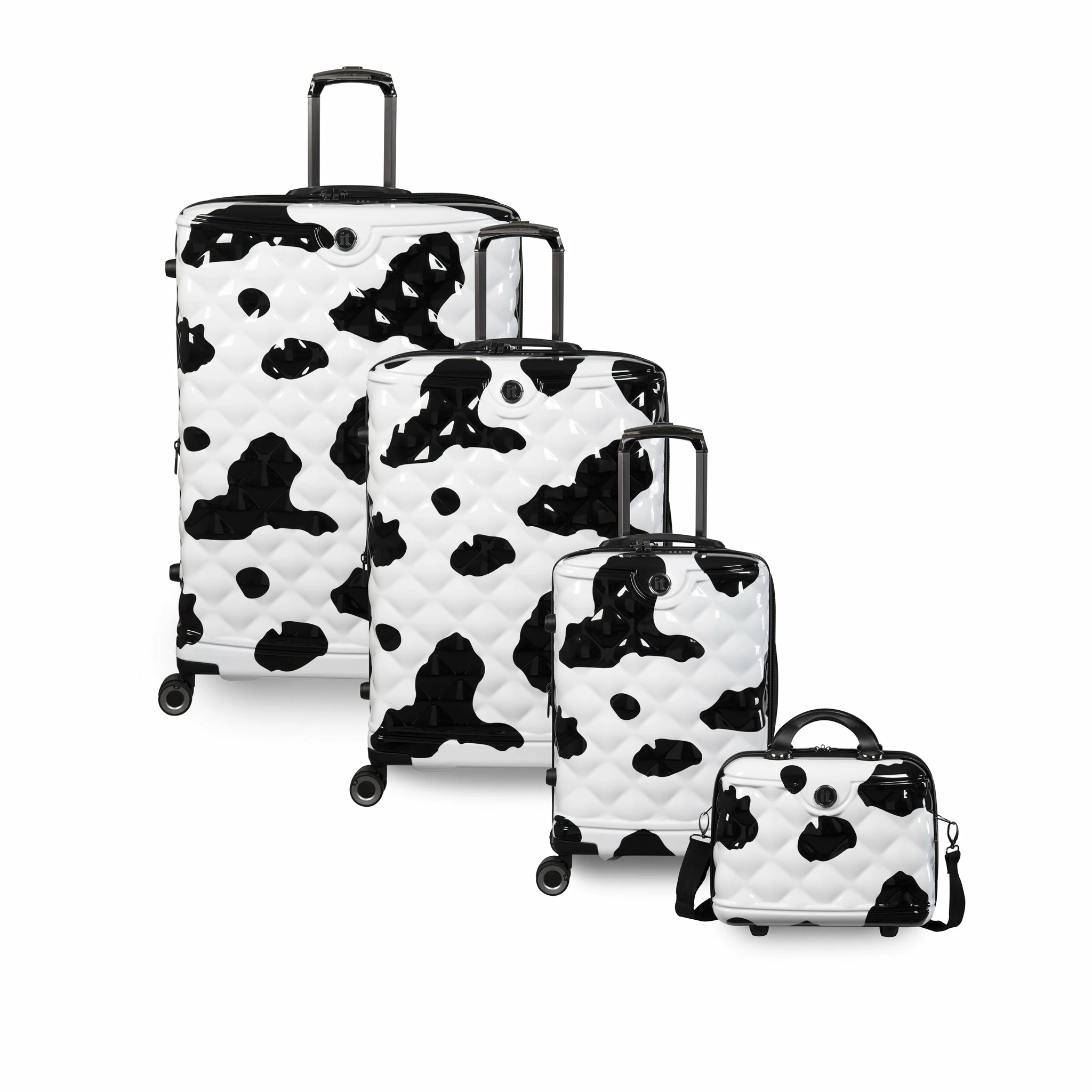 IT Luggage Indulging - Vanity Case (Moo Cow Print) 11 IT Luggage Indulging - Vanity Case (Moo Cow Print) - Image 9