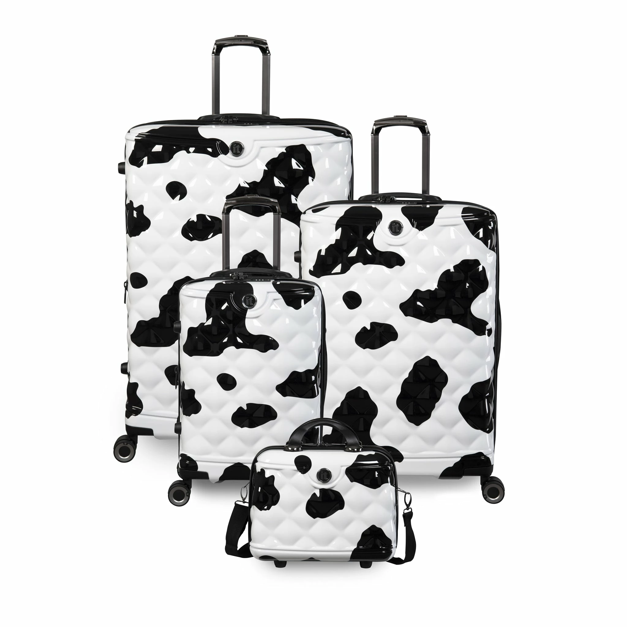 IT Luggage Indulging - Vanity Case (Moo Cow Print) 12 IT Luggage Indulging - Vanity Case (Moo Cow Print) - Image 10