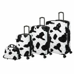 IT Luggage Indulging - Large (Moo Cow Print) 29 IT Luggage Indulging - Large (Moo Cow Print) -Suitcase Sales 2024 33198 UK16 3039A08Moocowblack whiterepeatprintSSFrontpanelset2 6796d97d 5d71 4522 8269 96ca7a07749b