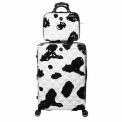 IT Luggage Indulging - Medium Plus (Moo Cow Print) -Suitcase Sales 2024 33198 UK16 3039A08 16 3039A15Moocowblack whiterepeatprintSSFrontpanel25in baf8dfff 2997 4781 9b72 45b46a8b5d36