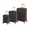 IT Luggage Replicating - 3pc Set (Charcoal) -Suitcase Sales 2024 61284 US16 2632 08DarkshadowwithalmondtrimS015SSFrontpanel