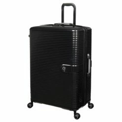IT Luggage Helixian - 3pc Set (Black) -Suitcase Sales 2024 61334 US16 2842 08BlackS001SSFrontpanel29in