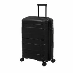 IT Luggage Momentous - 4-Piece Set (Black) -Suitcase Sales 2024 61386 HK15 2886 08BlackS001SSFrontpanel24.5in 1