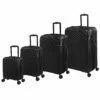 IT Luggage Valiant - 4pc Set (Black) -Suitcase Sales 2024 61437 US16 2914 08BlackS001SSFrontpanel