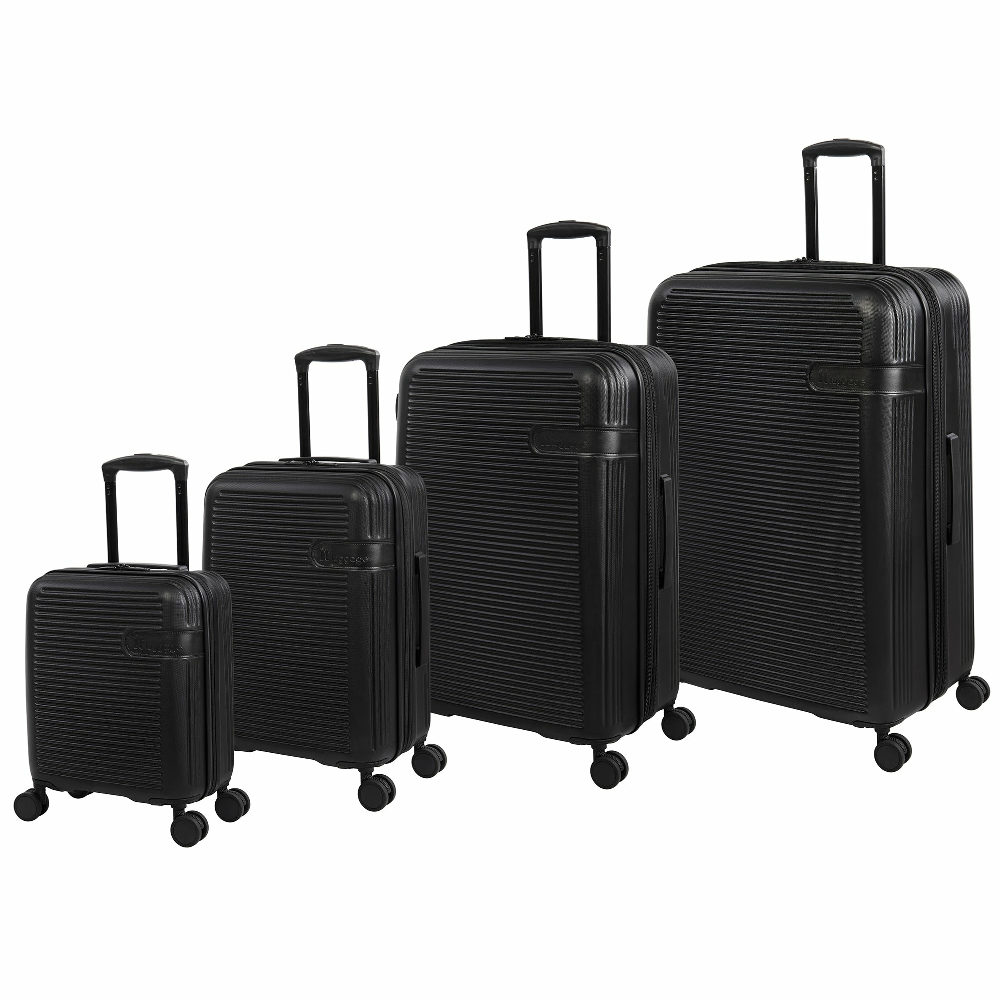 IT Luggage Valiant - 4pc Set (Black) 3 IT Luggage Valiant - 4pc Set (Black)