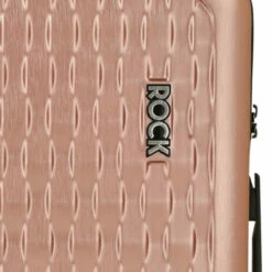 Rock Allure 4 Wheel Medium Suitcase - 68cm -Suitcase Sales 2024 Allure Pink Logo 49151.1660129451