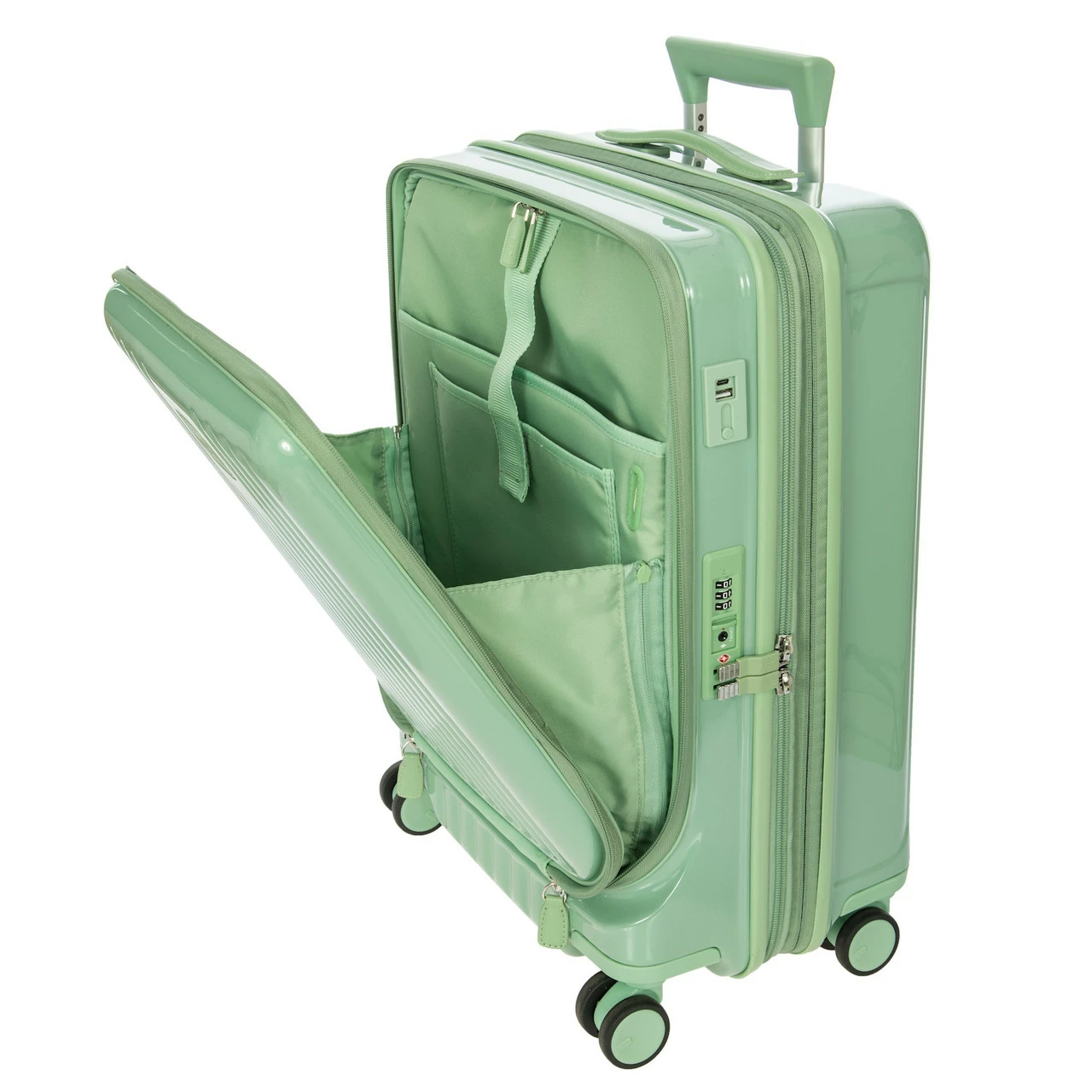 Bric's Positano 4 Wheel Cabin Suitcase With Front Pocket - 55cm 7 Bric's Positano 4 Wheel Cabin Suitcase With Front Pocket - 55cm - Image 5