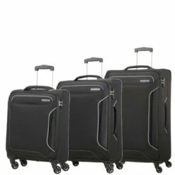 American Tourister Holiday Heat 3 Piece Luggage Set - 55cm, 67cm & 79cm -Suitcase Sales 2024 Black Set 68605.1674566548