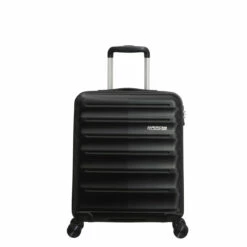 American Tourister Speedlink 3 Piece Luggage Set - 55cm, 67cm, & 77cm -Suitcase Sales 2024 Cabin Black Front 13870.1694091703