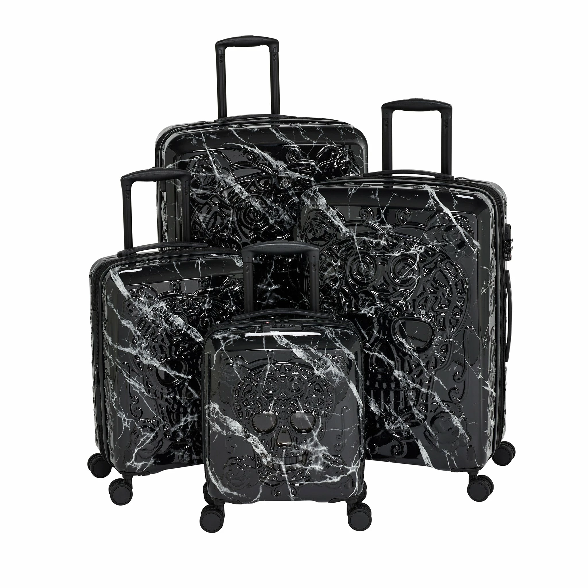 IT Luggage Candy Calavera - 4pc Set (Black Marble) 6 IT Luggage Candy Calavera - 4pc Set (Black Marble) - Image 4