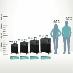 Duo-Tone - Medium (Pewter & Black) -Suitcase Sales 2024 Duo Tone Black Relative Size 9b18a4d3 eaa9 4f19 9726 ba4526114325