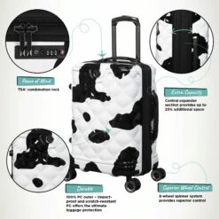 IT Luggage Indulging - Cabin (Moo Cow Print) -Suitcase Sales 2024 Indulging Moo Cabin Infographic 14bb5b21 be37 4aa9 be3a cffe5842d96d