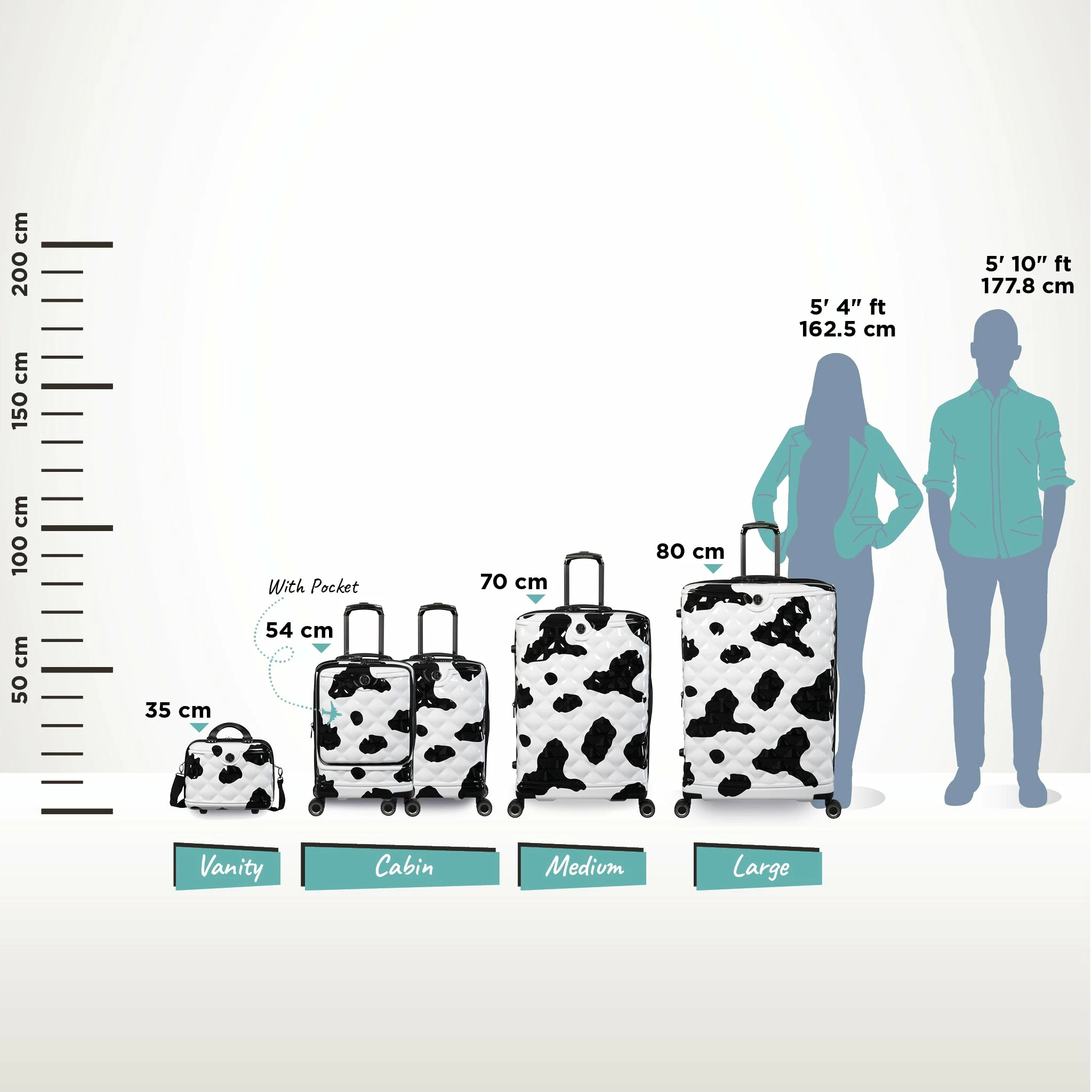 IT Luggage Indulging - Vanity Case (Moo Cow Print) 14 IT Luggage Indulging - Vanity Case (Moo Cow Print) - Image 12