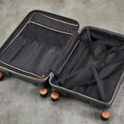 Rock Mayfair 4 Wheel Cabin Suitcase - 54cm -Suitcase Sales 2024 Interior Mayfair Charcoal TR 0238 05909.1686734106