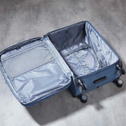 Rock Rocklite DLX 4 Wheel Cabin Suitcase - 54cm -Suitcase Sales 2024 Interior Rocklite DLX Denim Blue TR 0243 68813.1686843933