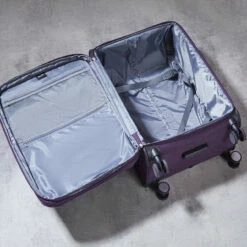Rock Rocklite DLX 4 Wheel Expandable Medium Suitcase - 68cm 36 Rock Rocklite DLX 4 Wheel Expandable Medium Suitcase - 68cm -Suitcase Sales 2024 Interior Rocklite DLX Purple TR 0243 11676.1686843933.1280.1280 96038.1686844532