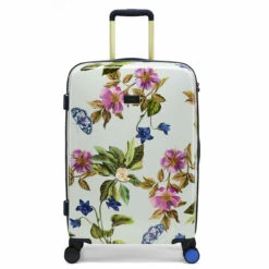 Joules Hard Side 4 Wheel Medium Suitcase - 66cm -Suitcase Sales 2024 JLH0102 106 Joules Medium Case Spring Wood Botanical 1 76830.1695300420