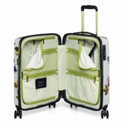 Joules Hard Side 4 Wheel Cabin Suitcase - 54cm -Suitcase Sales 2024 JLH0103 106 Joules Cabin Case Spring Wood Botanical 3 13135.1691572858