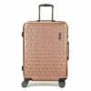 Rock Allure 4 Wheel Medium Suitcase - 68cm -Suitcase Sales 2024 Medium Suitcase Allure Pink TR 0192 PI Front Front copy 55775.1660129449