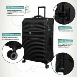 IT Luggage Precursor - Large (Black) -Suitcase Sales 2024 Precursor Large Black Infographic