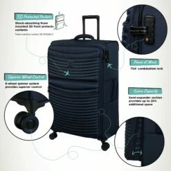 IT Luggage Precursor - Large (Dress Blues) 18 IT Luggage Precursor - Large (Dress Blues) -Suitcase Sales 2024 Precursor Large Blue Infographic