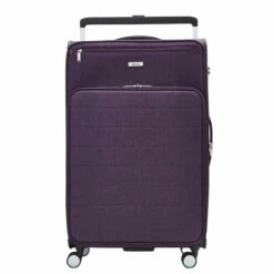 Rock Rocklite DLX 4 Wheel Expandable Large Suitcase - 78cm -Suitcase Sales 2024 Rock Rocklite DLX TR 0243 L Purple 1 68593.1686845250