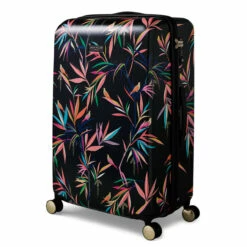 Sara Miller 4 Wheel Large Suitcase - 77cm -Suitcase Sales 2024 SMH0101 007 Sara Miller Large 4W Trolley Black Bamboo 2 21659.1695398998
