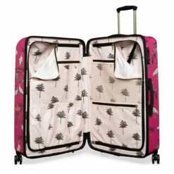 Sara Miller 4 Wheel Large Suitcase - 77cm -Suitcase Sales 2024 SMH0101 008 Sara Miller Large 4W Trolley Pink Heron 3 56985.1695398998