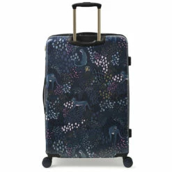 Sara Miller 4 Wheel Large Suitcase - 77cm -Suitcase Sales 2024 SMH0101 010 Sara Miller Large 4W Trolley Midnight Leopard 4 81013.1695399039
