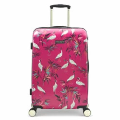 Sara Miller 4 Wheel Medium Suitcase - 67cm 31 Sara Miller 4 Wheel Medium Suitcase - 67cm -Suitcase Sales 2024 SMH0102 008 Sara Miller Medium 4W Trolley Pink Heron 1 14124.1695399327