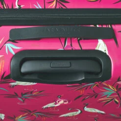 Sara Miller 4 Wheel Large Suitcase - 77cm -Suitcase Sales 2024 Sara Miller Pink Heron top handle 09192.1695398998