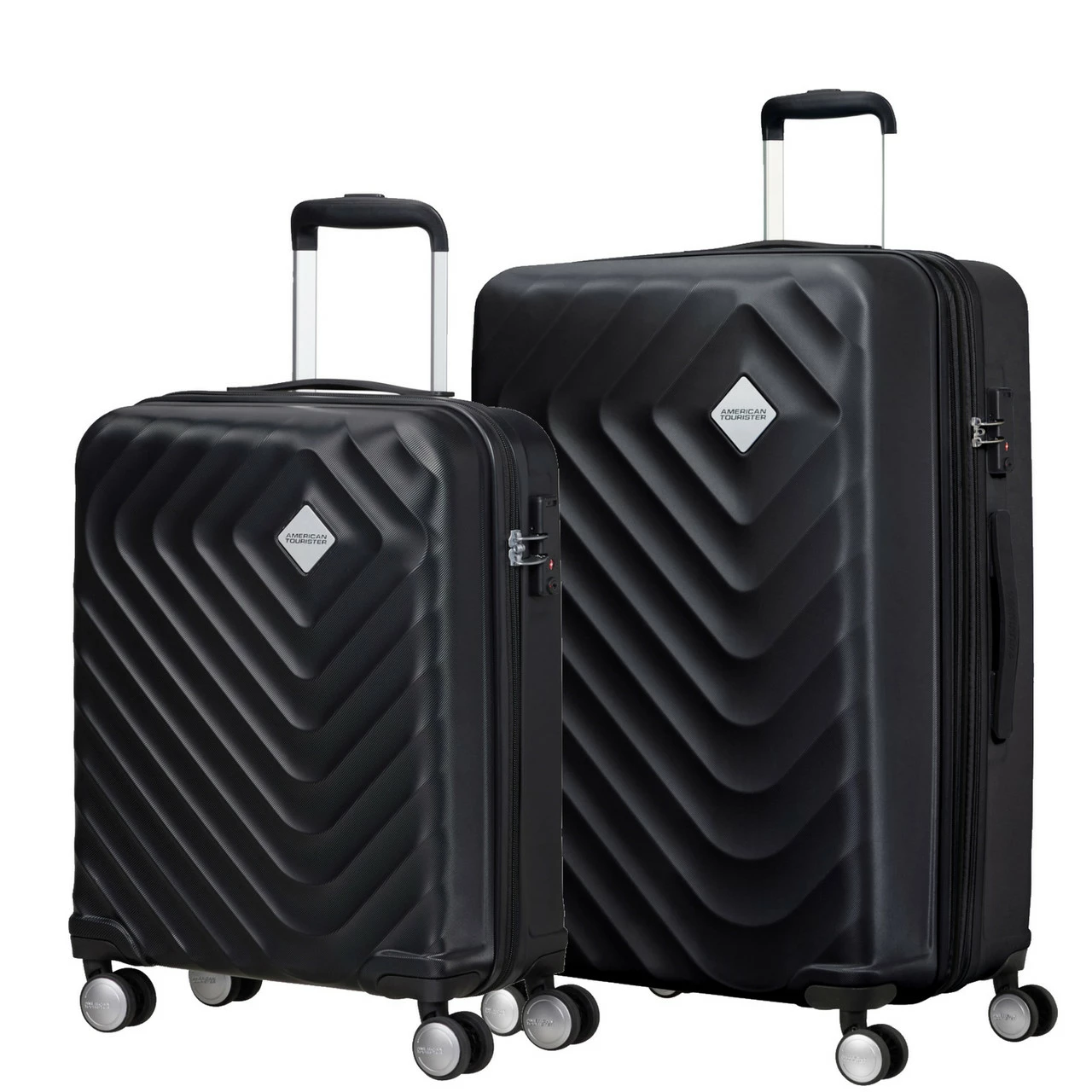 American Tourister Summer Square 2 Piece Luggage Set - 55cm & 77cm 3 American Tourister Summer Square 2 Piece Luggage Set - 55cm & 77cm